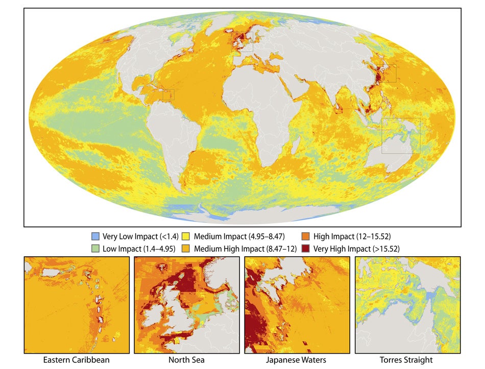 Scientists Reveal First-Ever Global Map Of Total Human Effects On ...