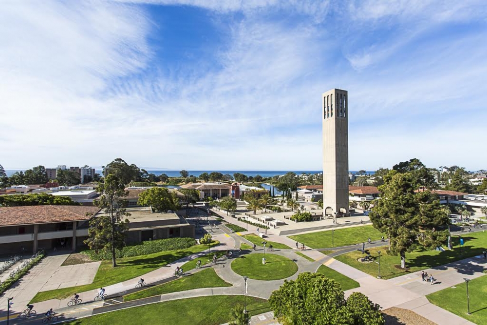 aerial view of UC Santa Barbara campus