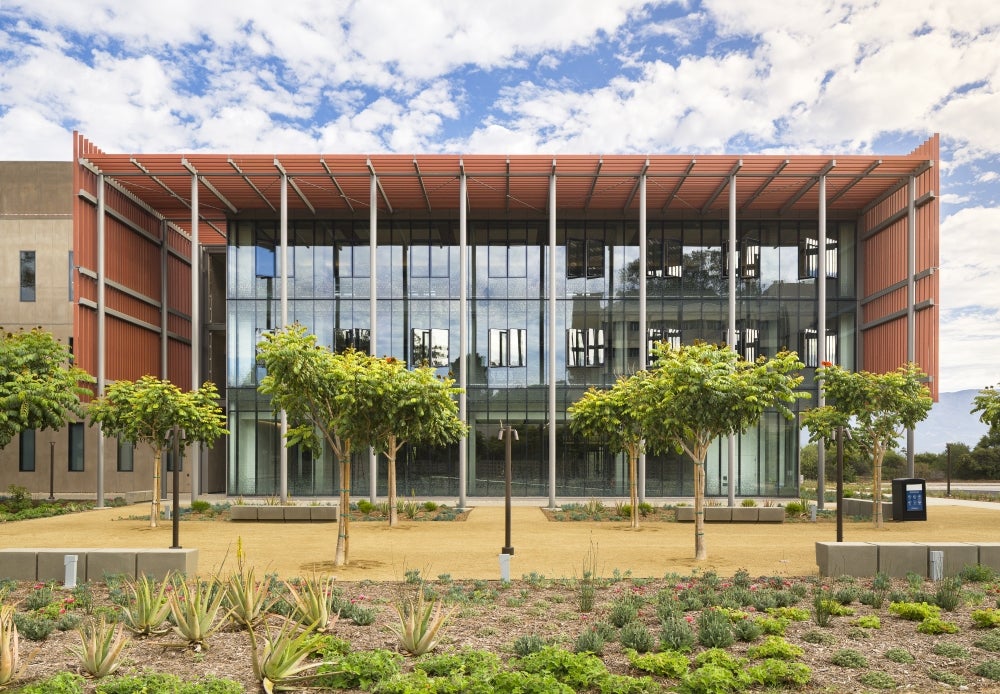 Henley Hall exterior, as seen from the UC Santa Barbara campus