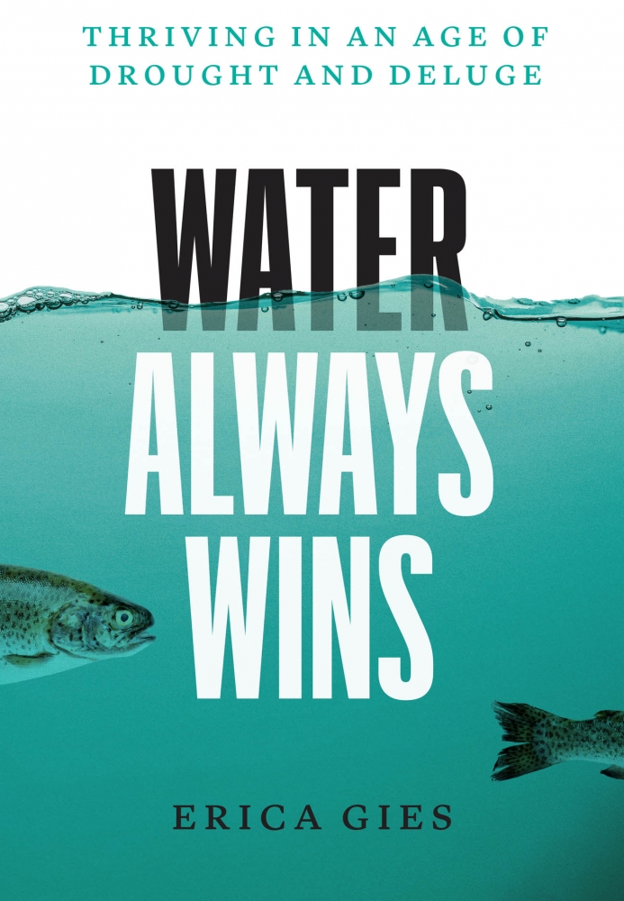 water aways wins book cover with depiction of fish and mammals below water surface