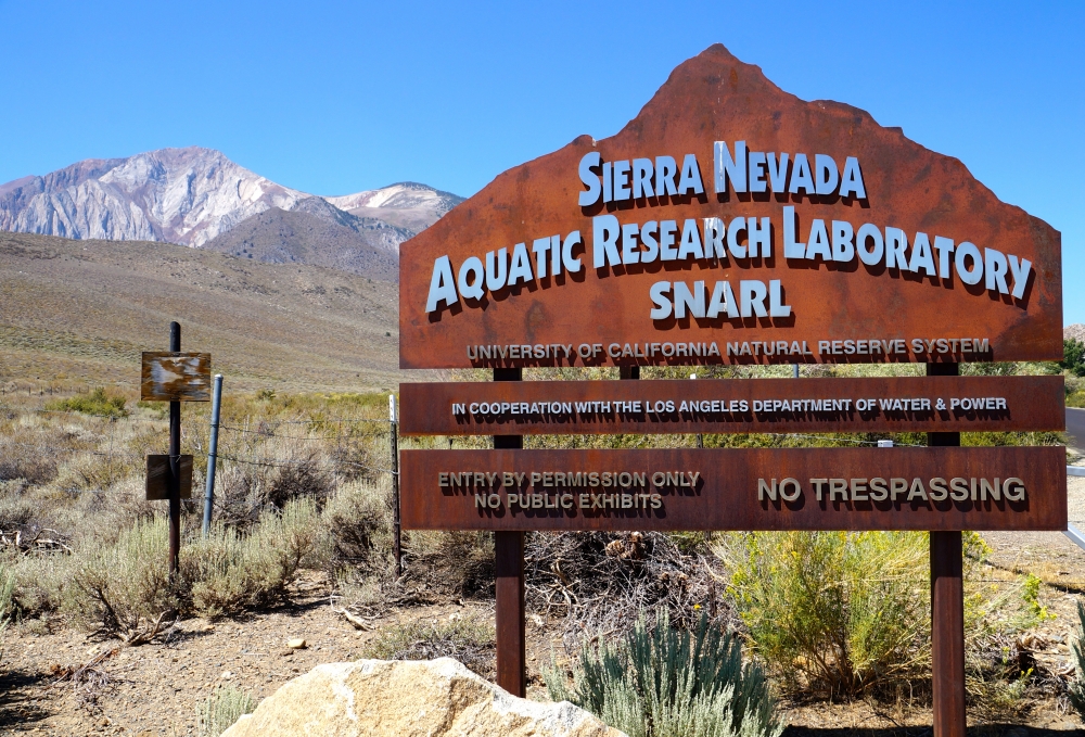 Sierra Nevada Aquatic Research Lab entrance