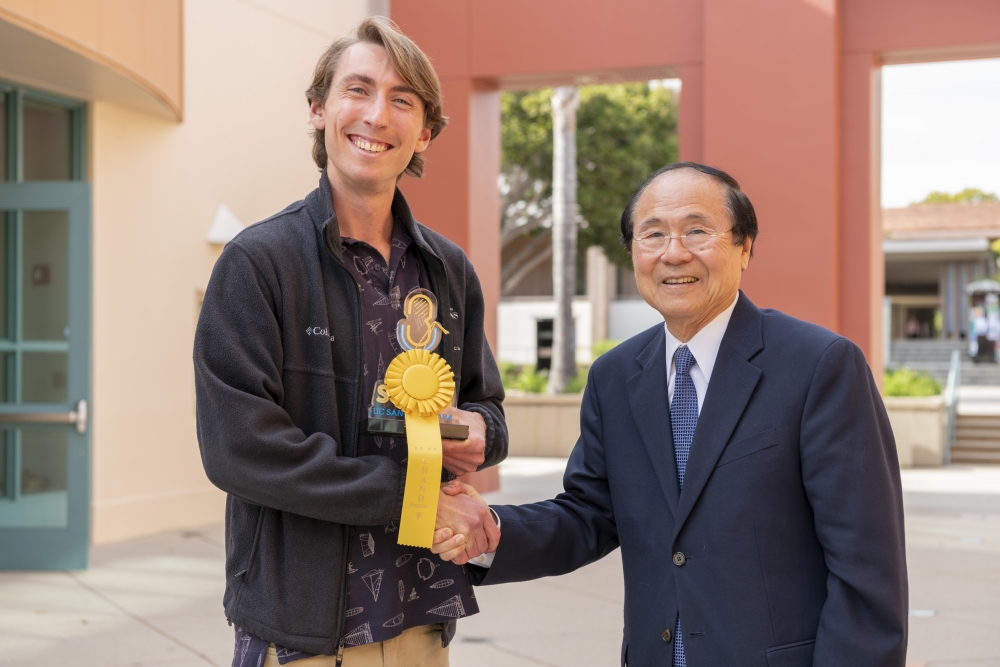 george degen with chancellor yang