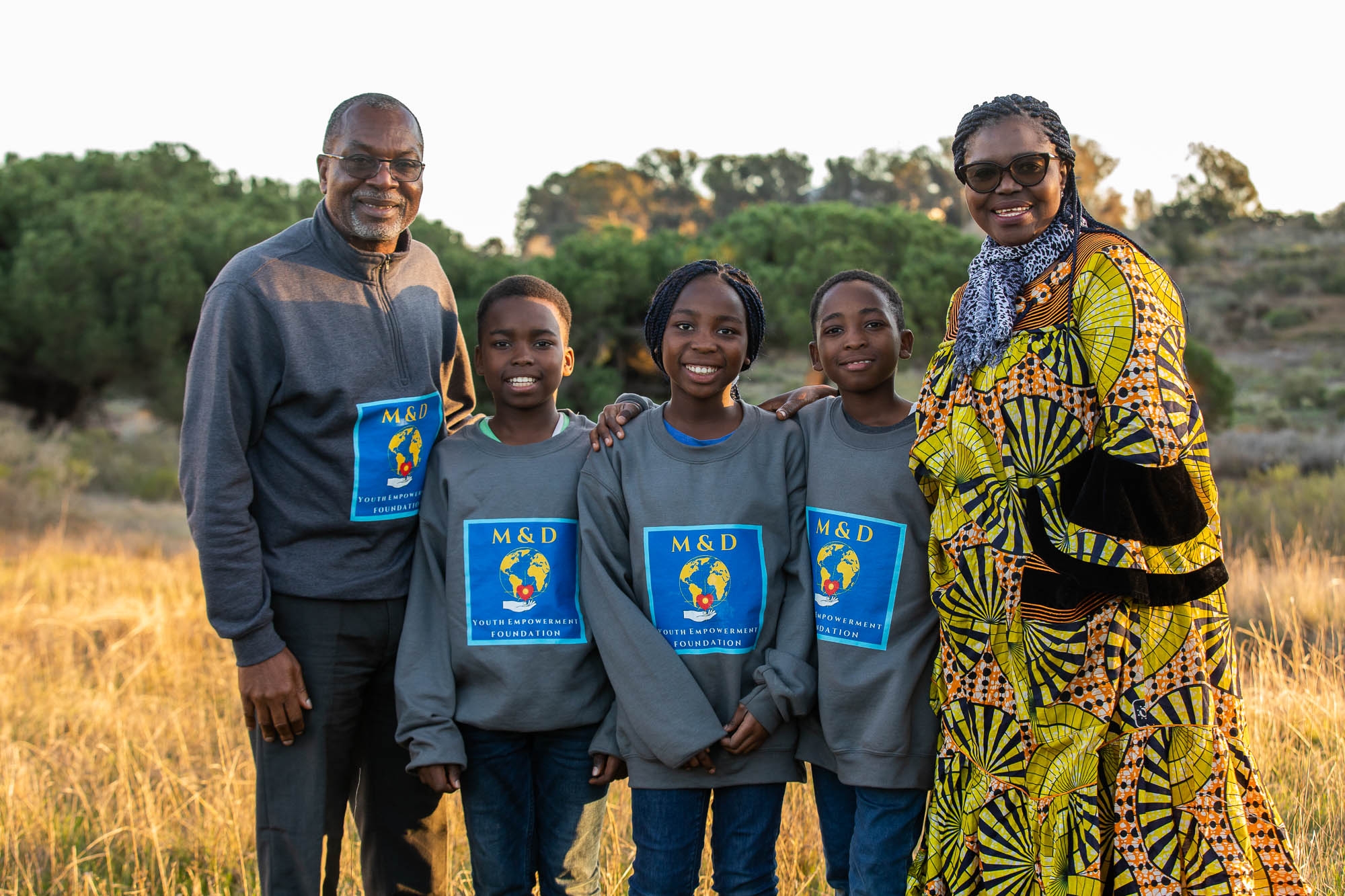 The Ayuk-Etang family at UC Santa Barbara in December 2022