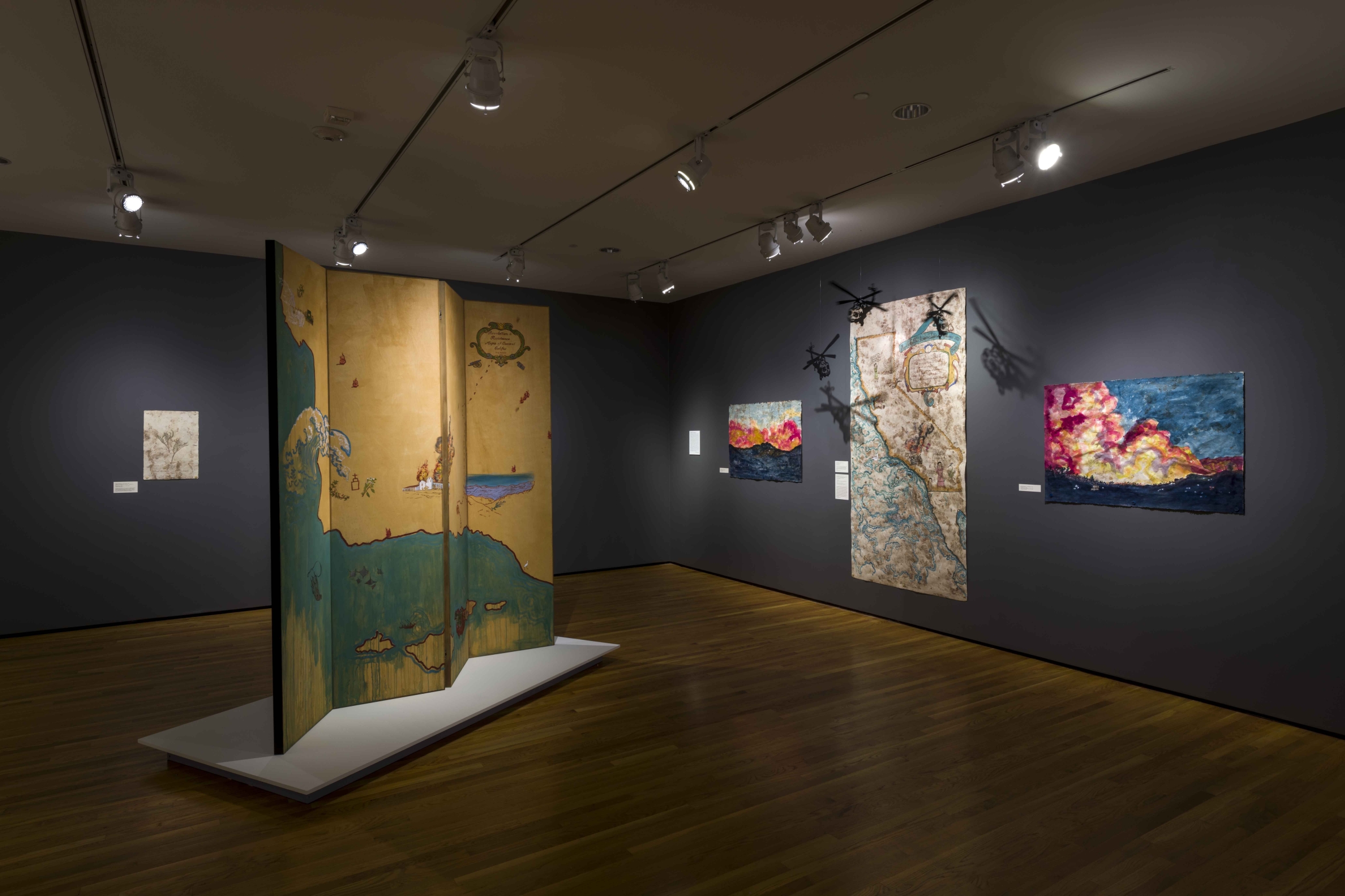Installation views of Sandy Rodriguez — Unfolding Histories: 200 Years of Resistance