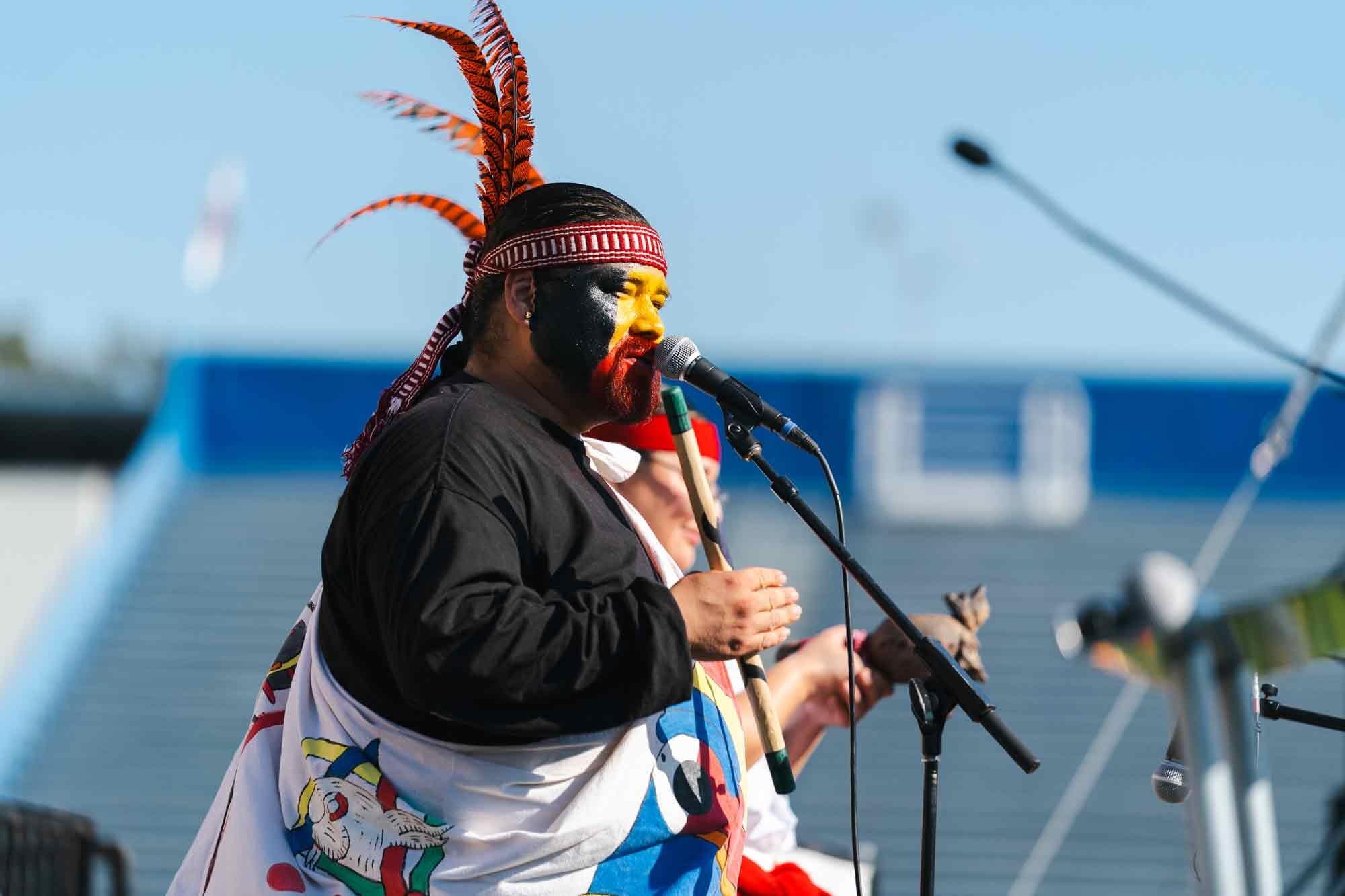 Indigenous dancer