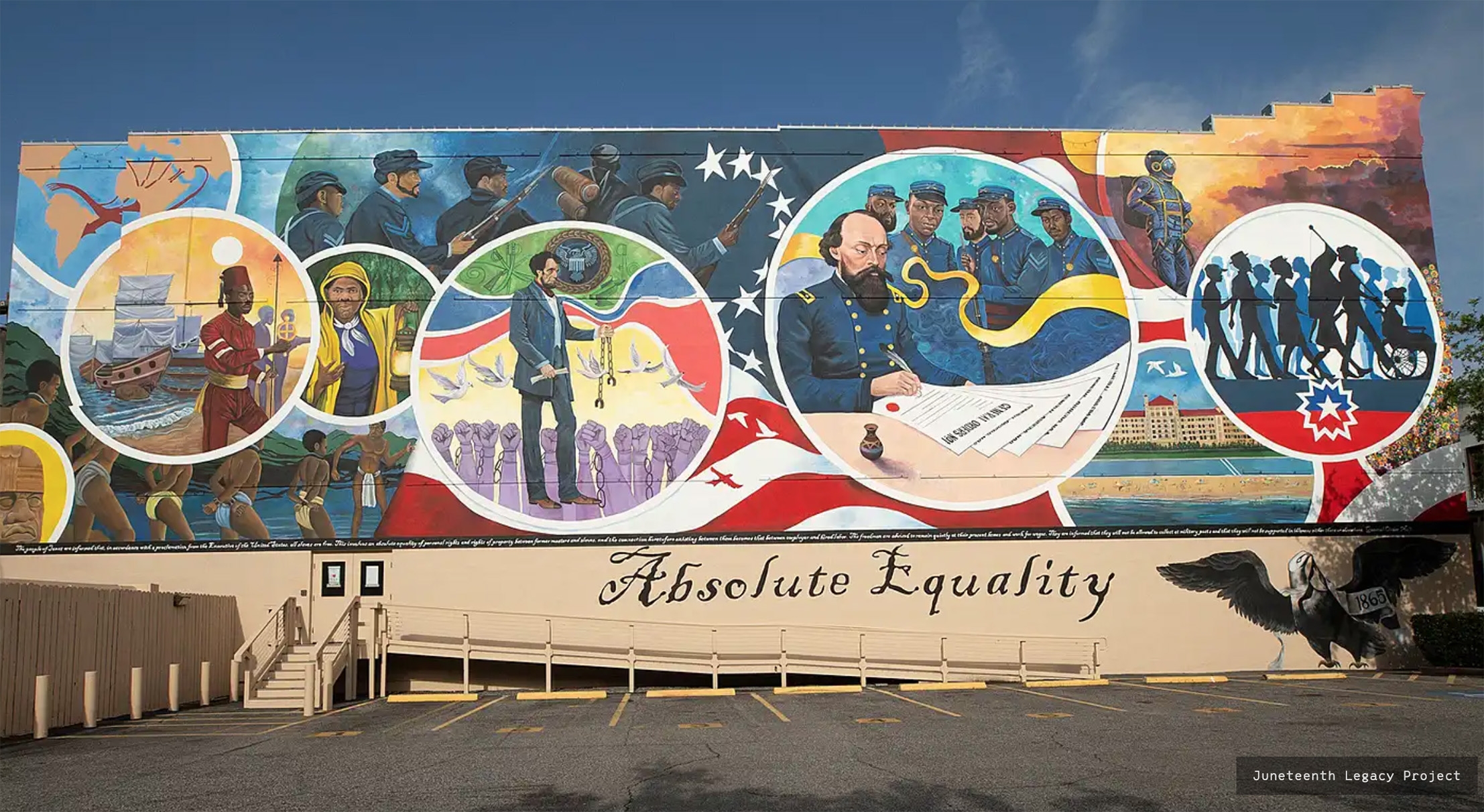 Juneteenth mural