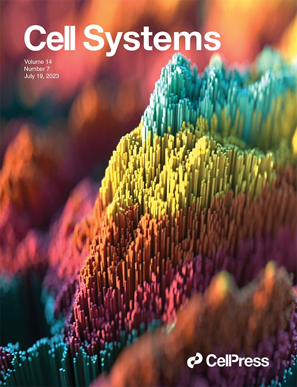 multicolor concept illustration on the cover of Cell Systems