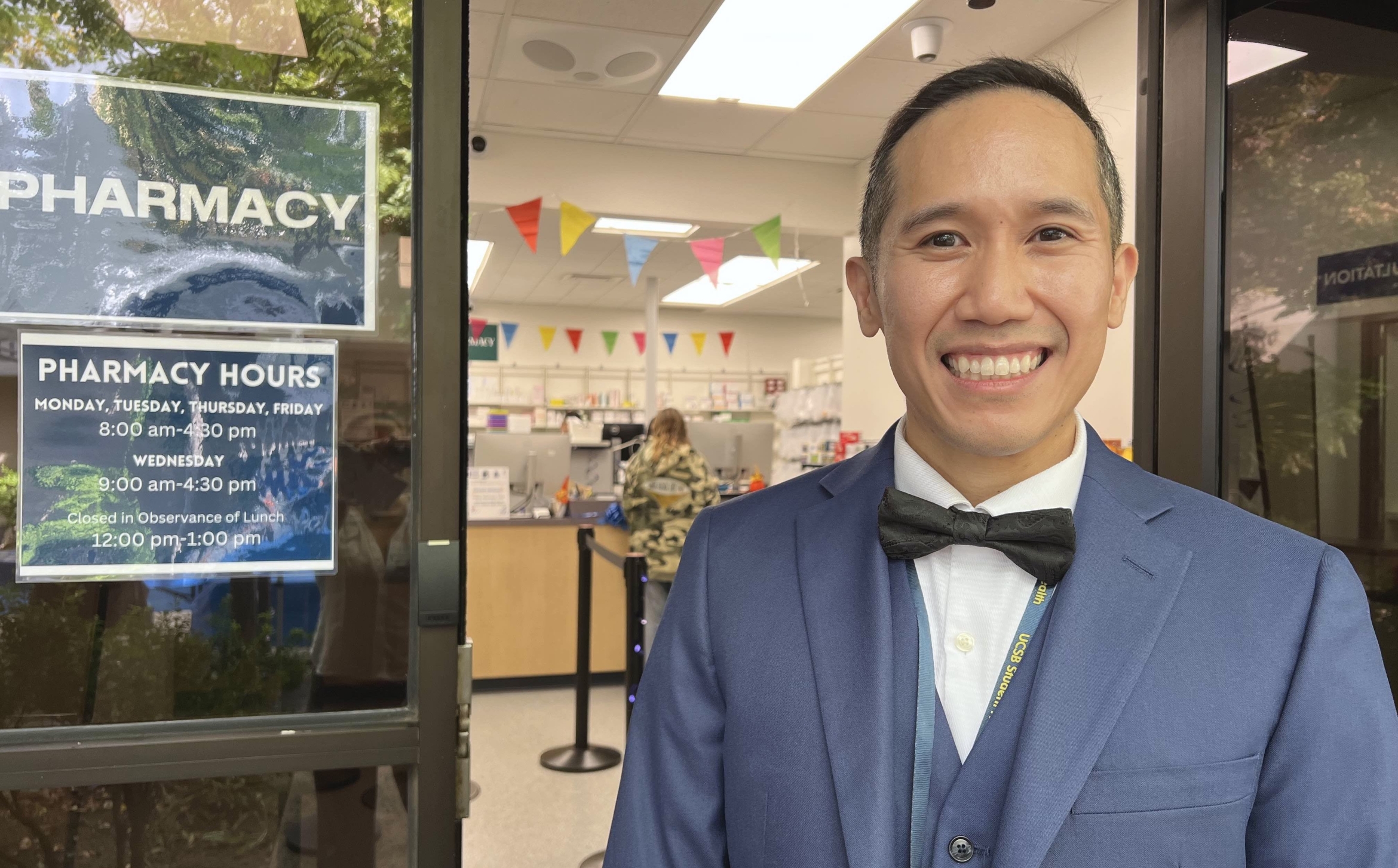 pharmacy director in doorway 