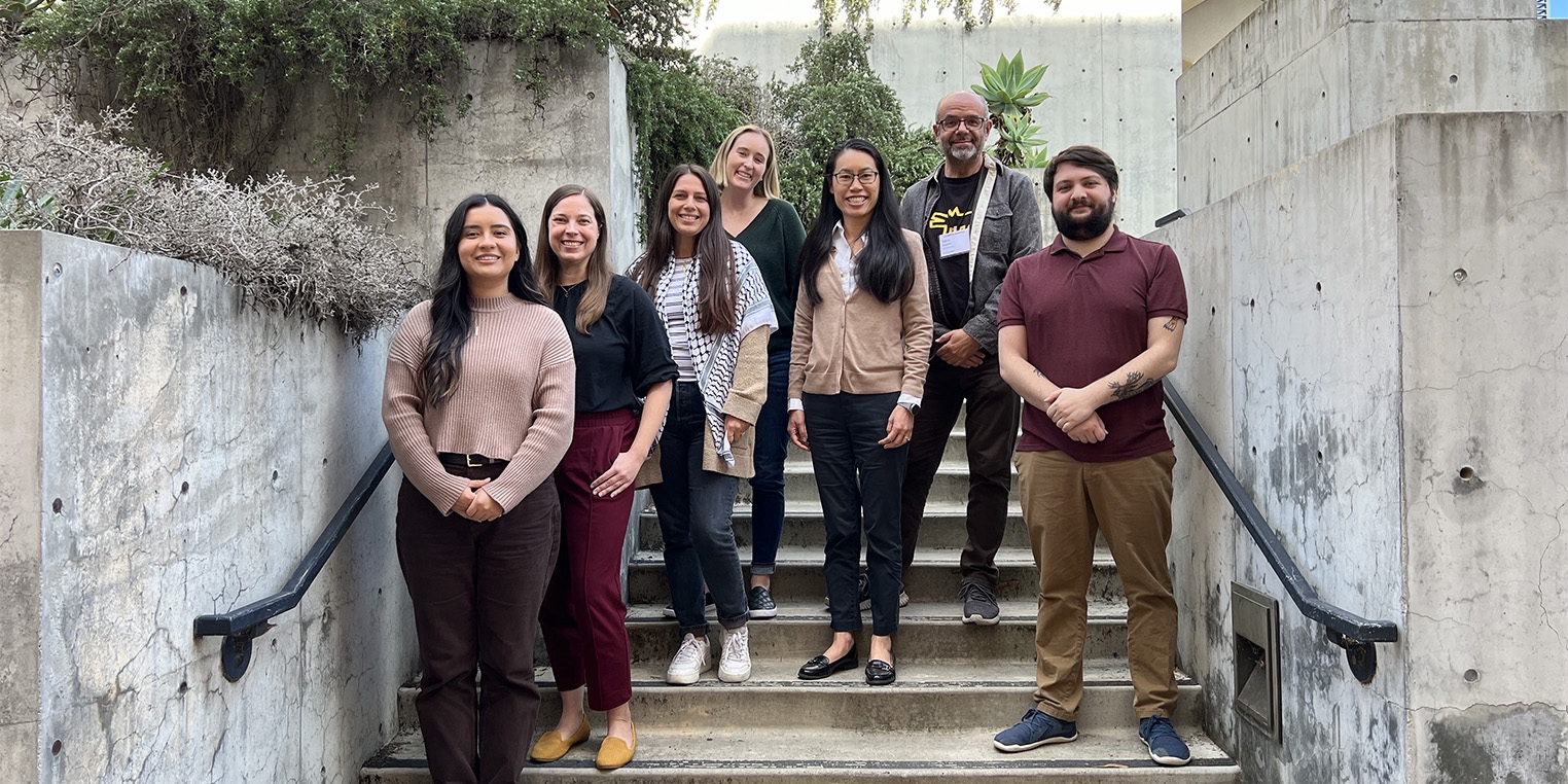 A group shot of staffers and peer advisors at the Education Abroad Program