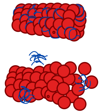 simple illustration of tauopathy