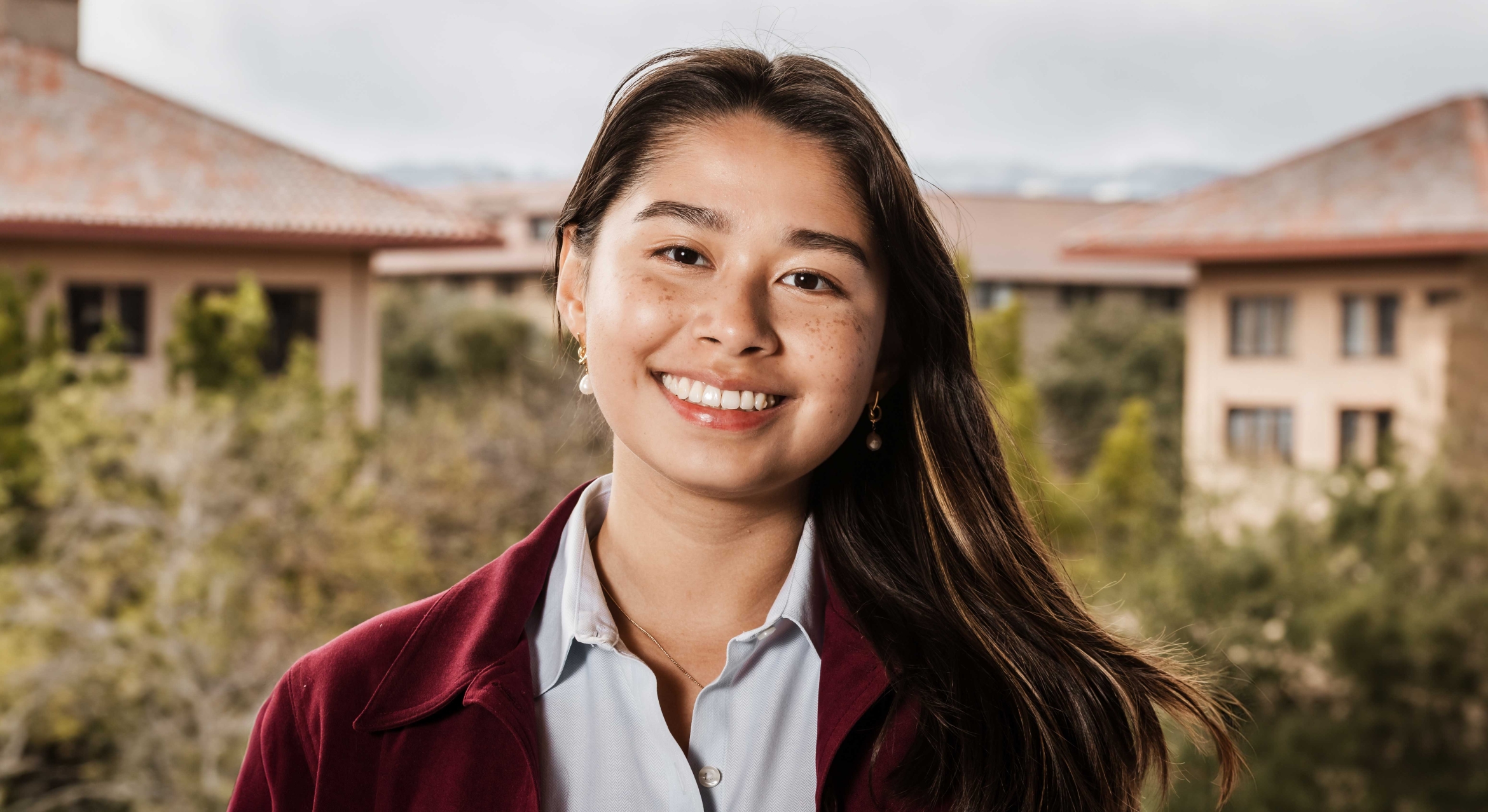 young woman smiling