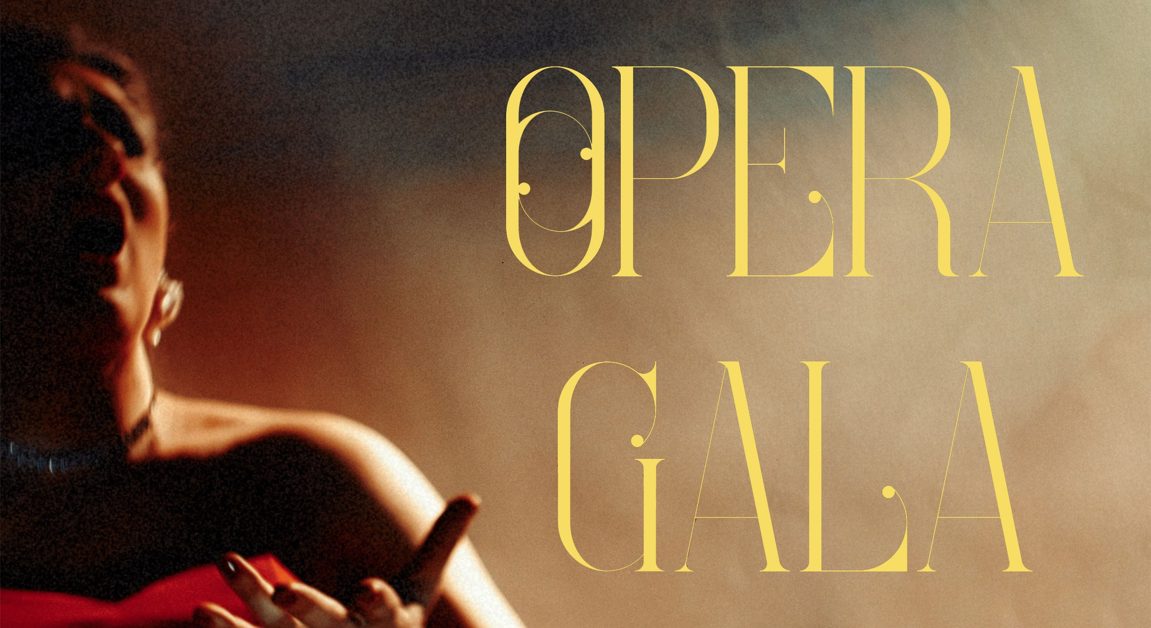 promotional flyer for the Opera Gala event 