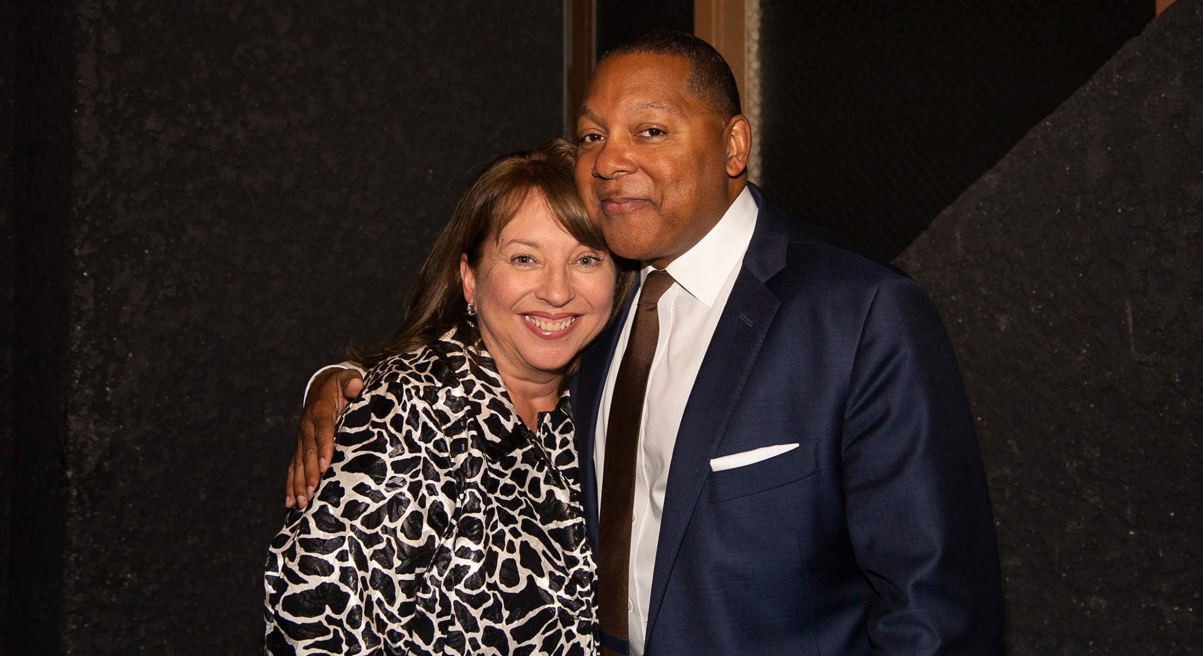 Celesta Billeci and Wynton Marsalis