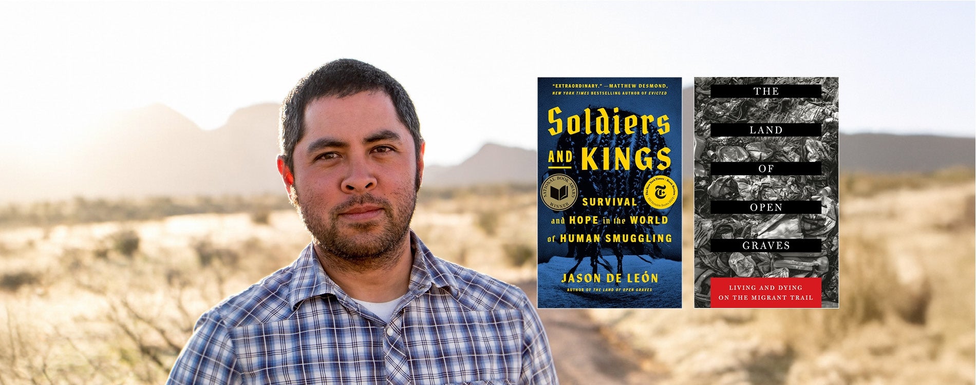 Jason De Leon and book covers