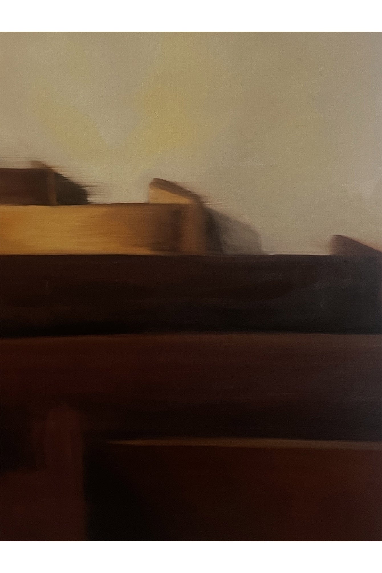 A row of pews