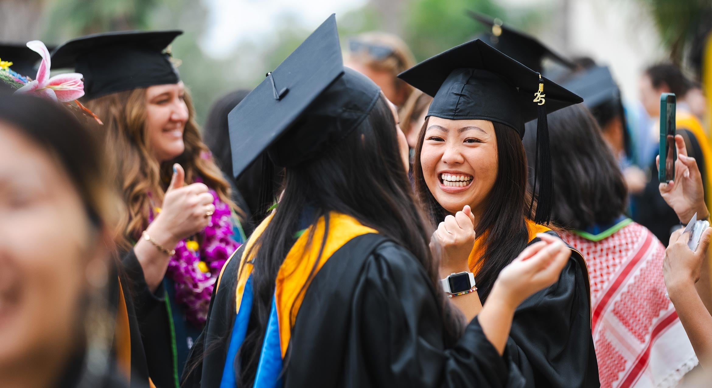 Bren students rejoice during a colorful commencement ceremony.