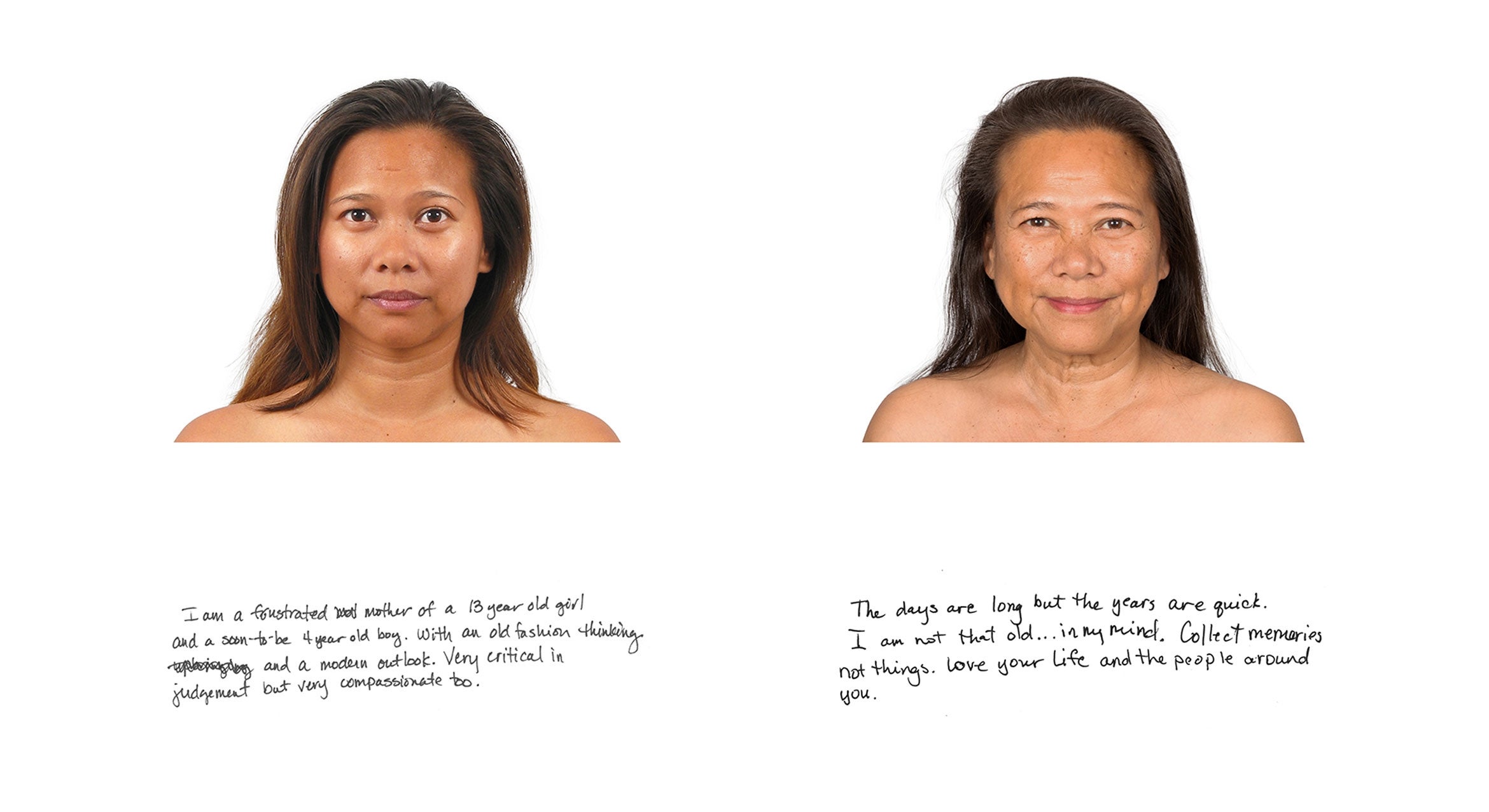 woman as young and older