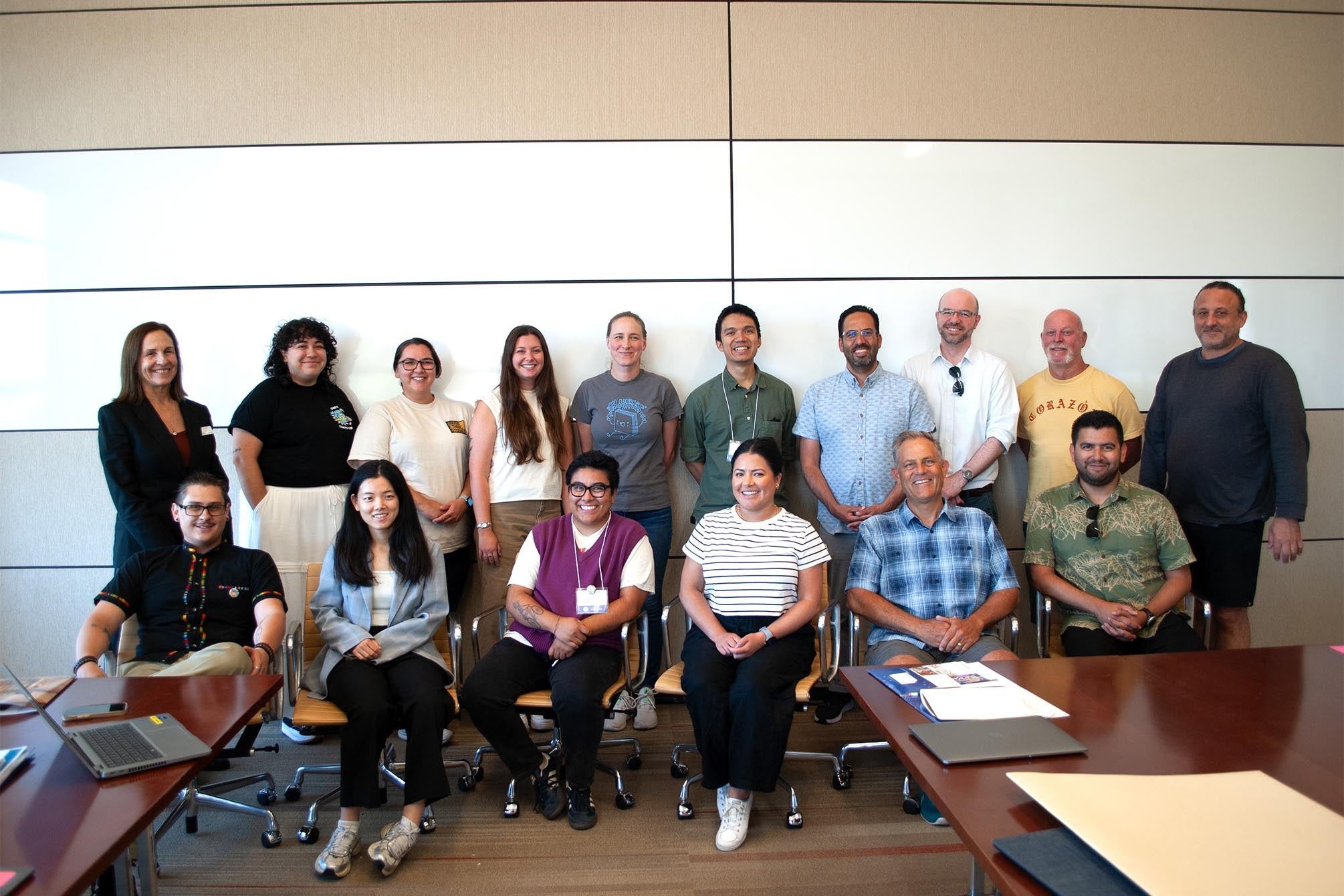 group photograph of people involved in the Finding Fiesta program 