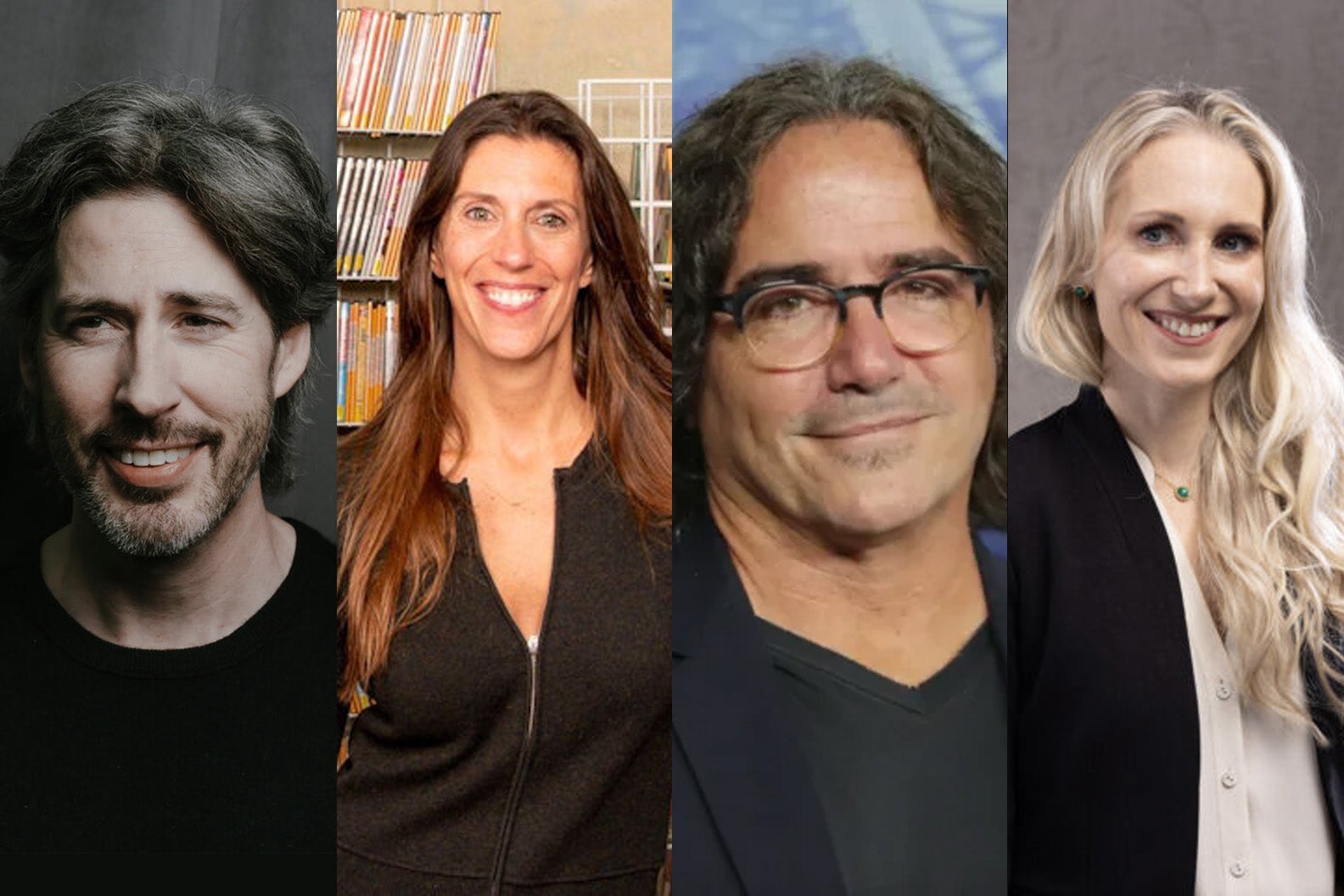 color photograph collage of panelists 