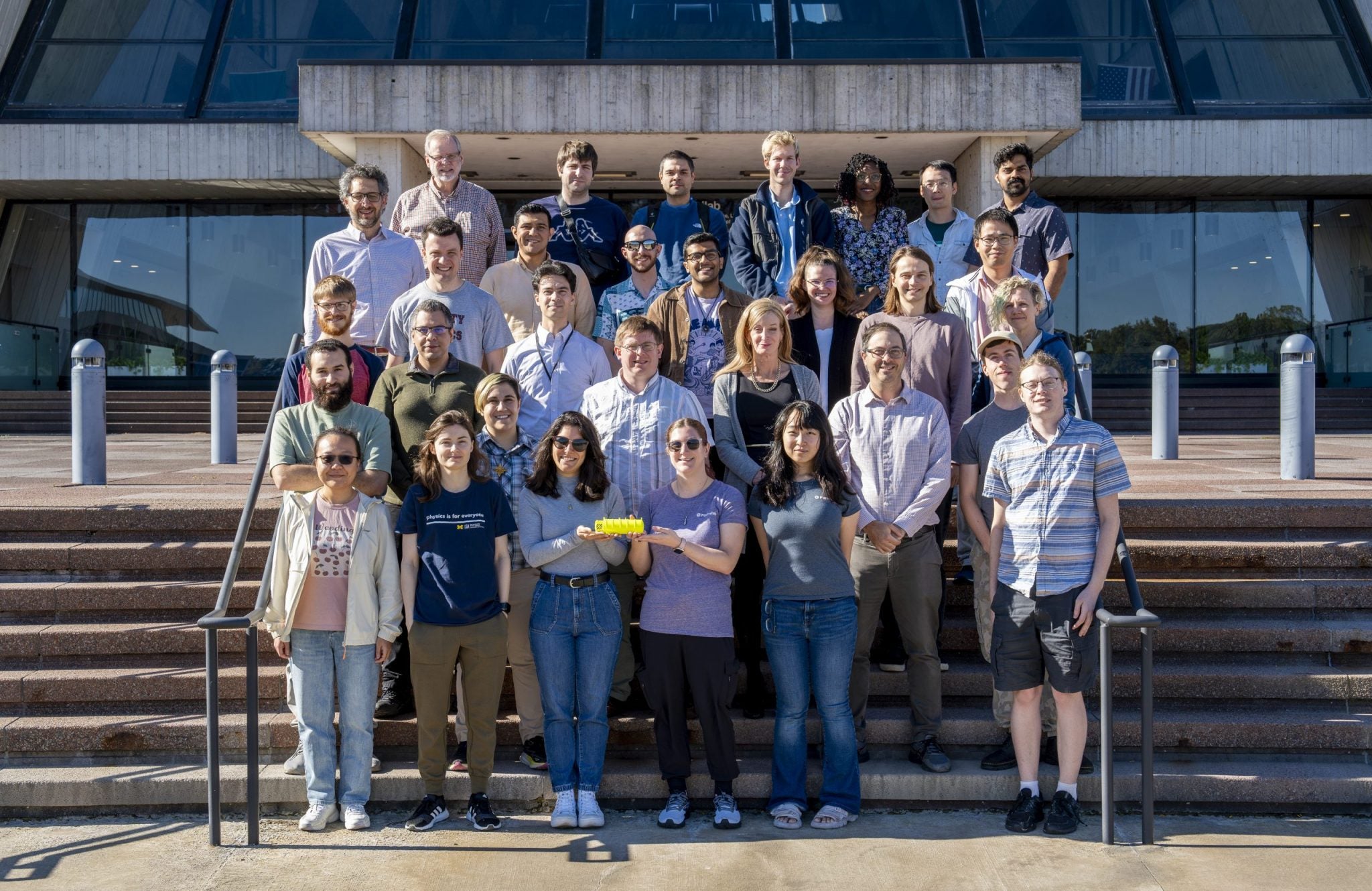 group photo of scientists